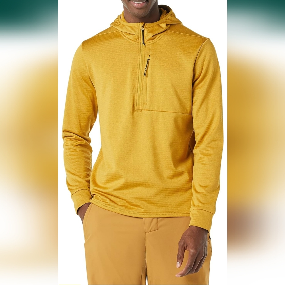NWT Amazon Essentials Men's Performance Ski Midlayer Full-Zip Hoodie